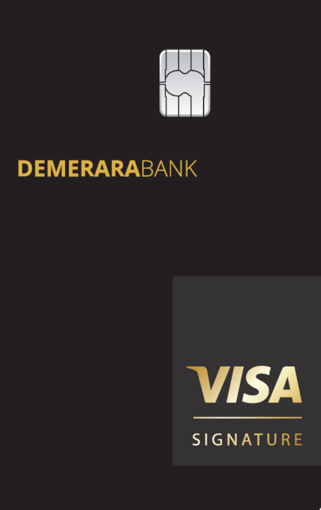 Demerara Bank VISA Signature card